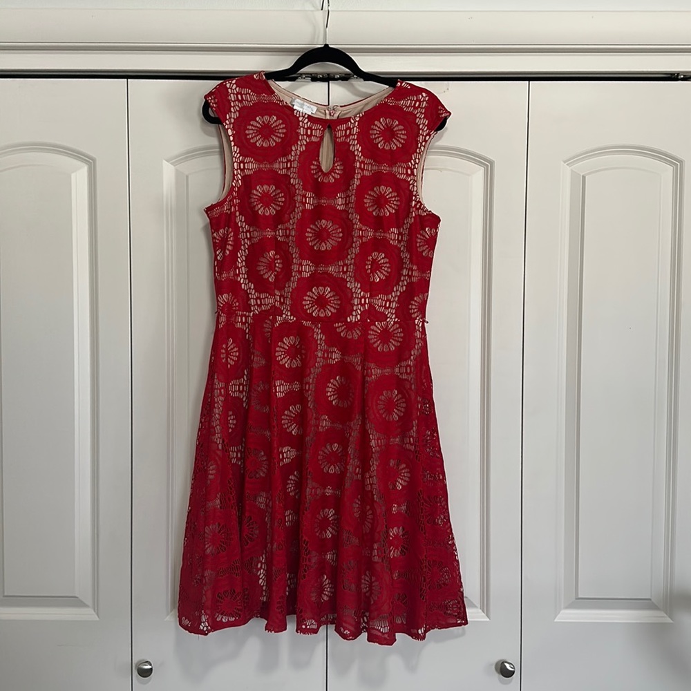 London Times Red Dress
